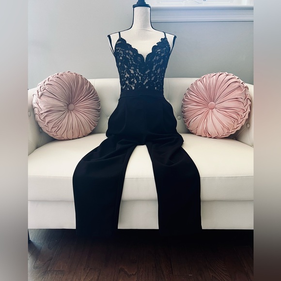 Express Lace Cami Jumpsuit - Picture 7 of 13